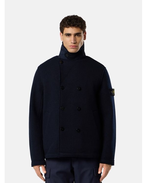 DOUBLE-BREASTED PEA COAT 5100059 NAVY