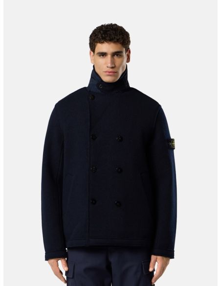 DOUBLE-BREASTED PEA COAT 5100059 NAVY