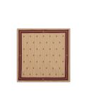 THE MONOGRAM STRIPE SCARF BEIGE