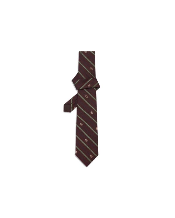 LA CRAVATE RAYURES MONOGRAMME VIN 2