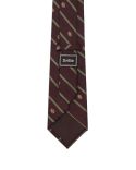 LA CRAVATE RAYURES MONOGRAMME VIN