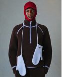 LE PULL CAMIONNEUR LAINE BRUN FONCÉ