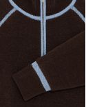 LE PULL CAMIONNEUR LAINE BRUN FONCÉ
