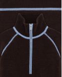 THE WOOL TRUCKER SWEATER DARK BROWN