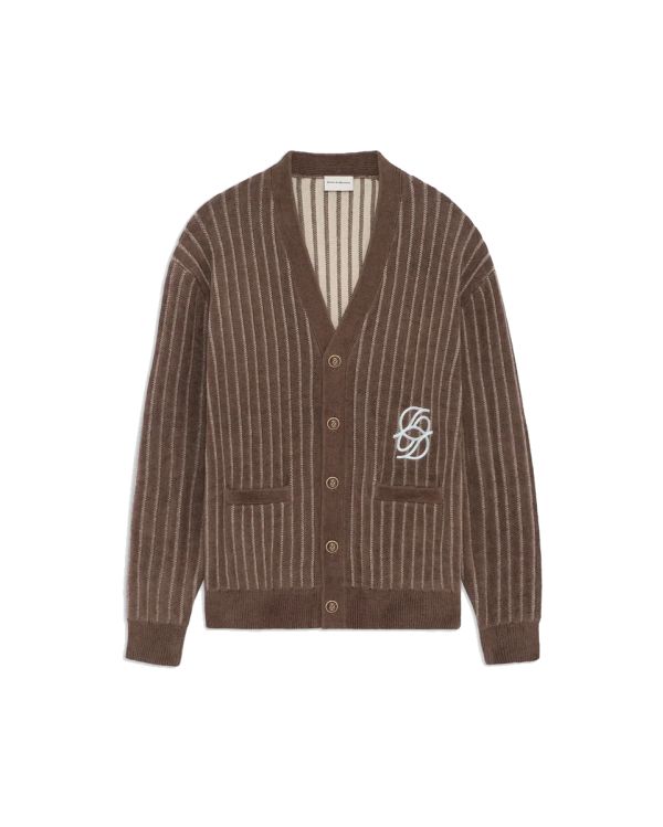 THE MONOGRAM CARDIGAN KHAKI 2