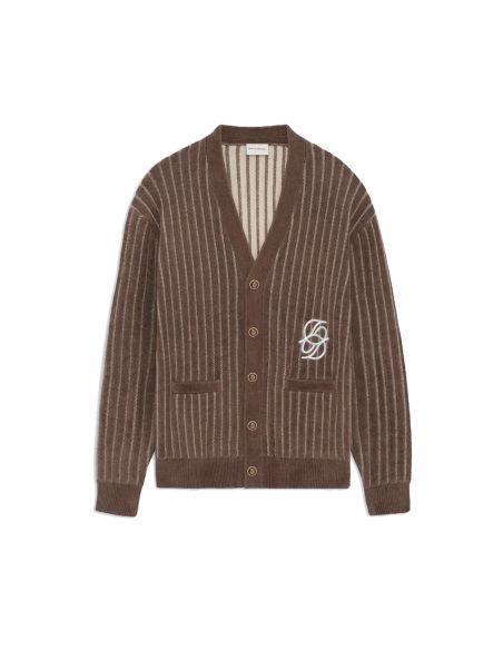 LE CARDIGAN MONOGRAMME KAKI