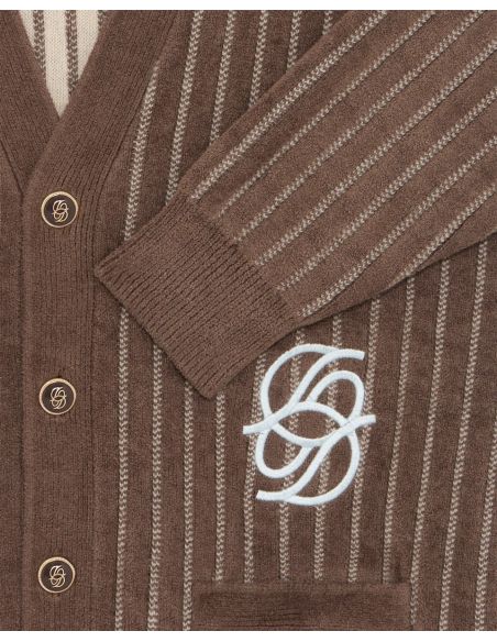 THE MONOGRAM CARDIGAN KHAKI