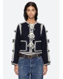 VESTE ADDISON POM POM BLEU MARINE