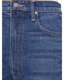 THE HALF-PIPE ANKLE CUFF FRAY PERFECTLY IMPERFECT BLUE JEAN