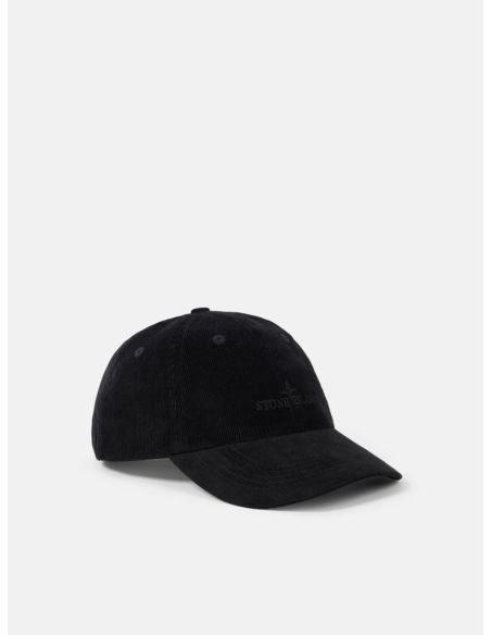 CAP 910005 COTTON MICRO-CORDUROY BLACK