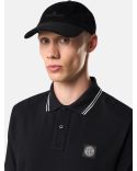 CASQUETTE 910005 COTON MICRO-VELOURS CÔTELÉ NOIR