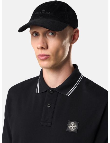 CAP 910005 COTTON MICRO-CORDUROY BLACK