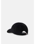 CASQUETTE 910005 COTON MICRO-VELOURS CÔTELÉ NOIR