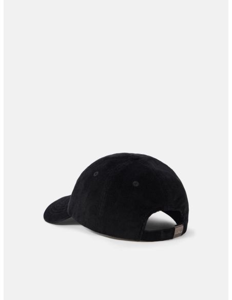 CAP 910005 COTTON MICRO-CORDUROY BLACK
