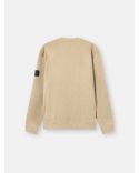 SWEAT 6100053 VANISÉ BRUSHED HEAVY COTTON JERSEY DESERT