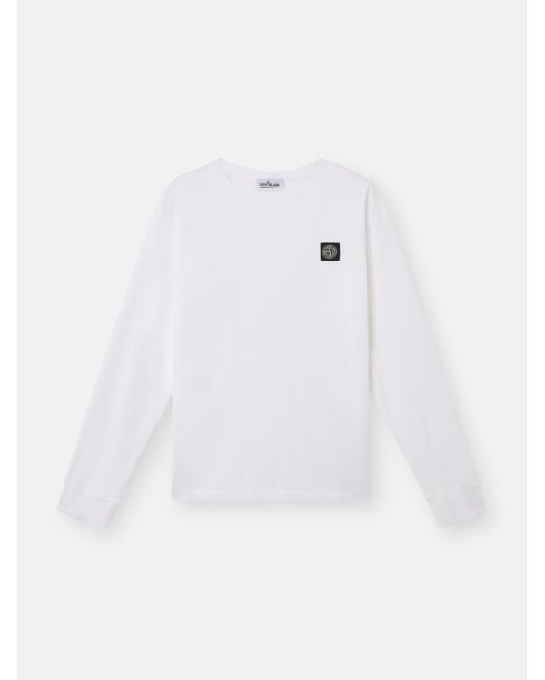 TSHIRT MANCHES LONGUES 60/2 2100028 COTON JERSEY BLANC