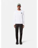 LONG-SLEEVED T-SHIRT 60/2 2100028 COTTON JERSEY WHITE