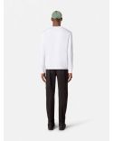 TSHIRT MANCHES LONGUES 60/2 2100028 COTON JERSEY BLANC