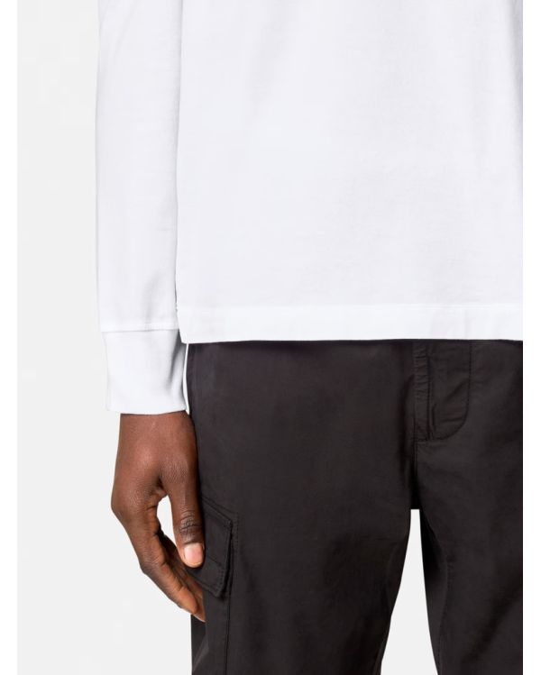 TSHIRT MANCHES LONGUES 60/2 2100028 COTON JERSEY BLANC