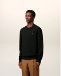 BLACK COTTON AMI DE COEUR SWEATSHIRT