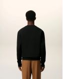 SWEATSHIRT AMI DE COEUR ROUGE MOLLETON NOIR