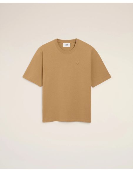 CAMEL COTTON JERSEY AMI DE COEUR TSHIRT