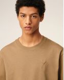 CAMEL COTTON JERSEY AMI DE COEUR TSHIRT