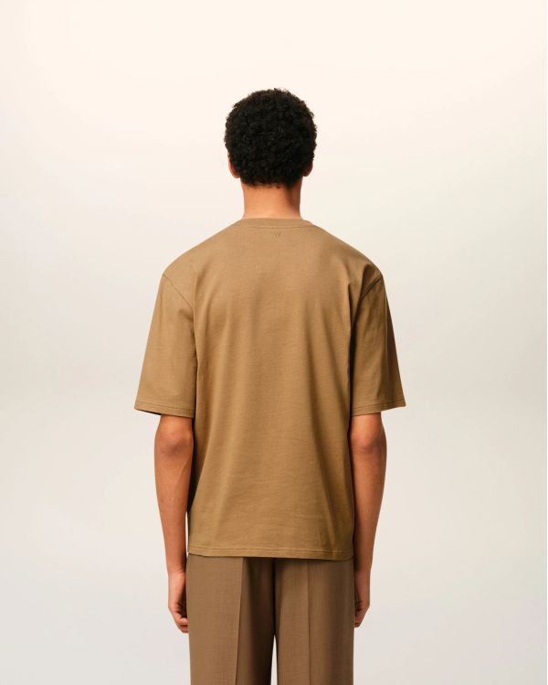 TSHIRT AMI DE COEUR JERSEY COTON CAMEL 2