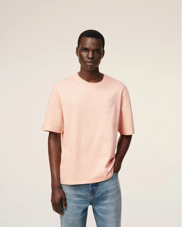 TSHIRT AMI DE COEUR JERSEY COTON POUDRE