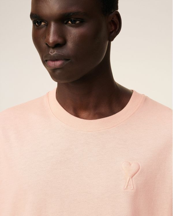 TSHIRT AMI DE COEUR JERSEY COTON POUDRE
