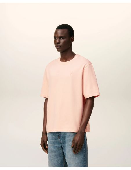 TSHIRT AMI DE COEUR JERSEY COTON POUDRE