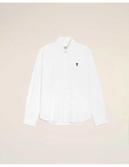 CHEMISE OXFORD COL BOUTONNÉ AMI DE COEUR BLANC NATUREL