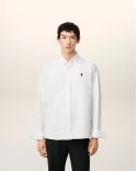 NATURAL WHITE OXFORD BUTTON-UP COLLAR AMI DE COEUR SHIRT