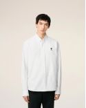NATURAL WHITE OXFORD BUTTON-UP COLLAR AMI DE COEUR SHIRT