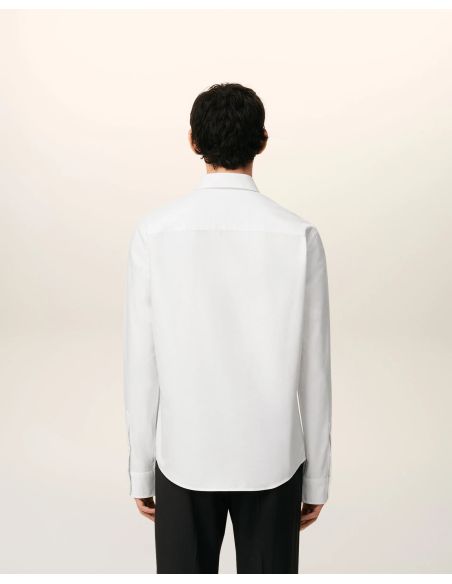 NATURAL WHITE OXFORD BUTTON-UP COLLAR AMI DE COEUR SHIRT