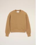 SWEATSHIRT AMI DE COEUR MOLLETON CAMEL