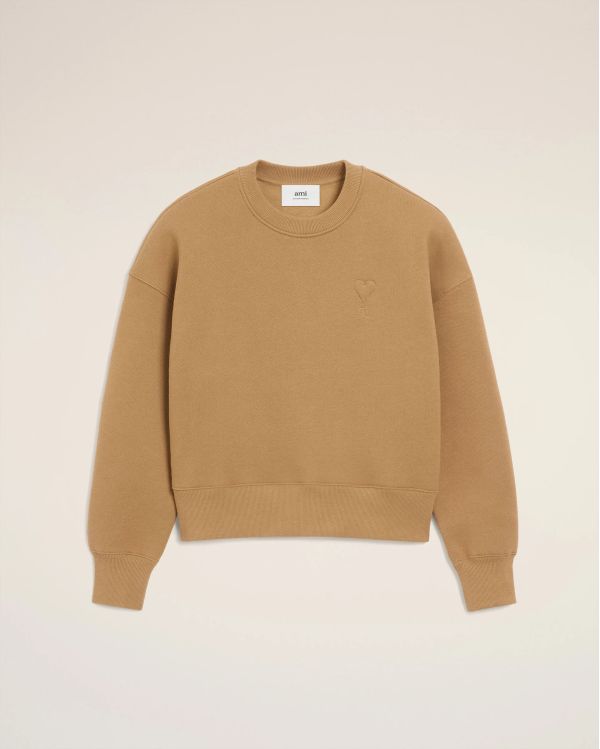 CAMEL FLEECE AMI DE COEUR SWEATSHIRT