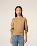 SWEATSHIRT AMI DE COEUR MOLLETON CAMEL