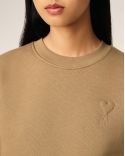 CAMEL FLEECE AMI DE COEUR SWEATSHIRT