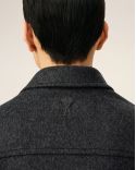 VESTE TRUCKER LAINE ANTHRACITE/GRIS