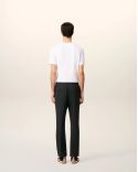 PANTALON ELASTIQUÉE SERGÉ DE LAINE ANTHRACITE