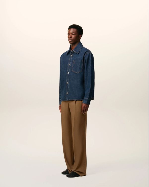 INDIGO DENIM AMI DE COEUR OVERSHIRT