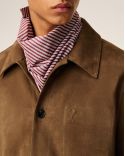 VESTE BOUTONNÉE AMI DE COEUR EN CUIR NOISETTE