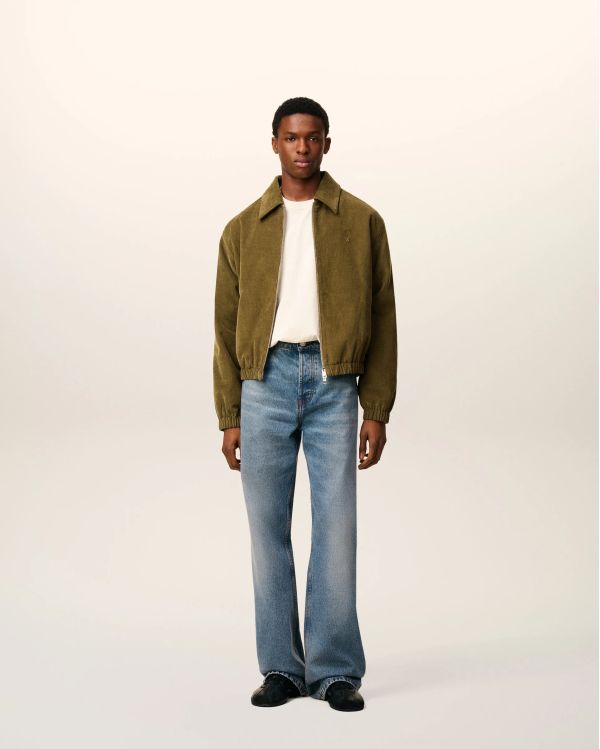 BLOUSON ZIPPÉ REMBOURRÉ AMI DE COEUR VELOURS BRONZE 2