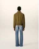 BLOUSON ZIPPÉ REMBOURRÉ AMI DE COEUR VELOURS BRONZE