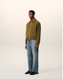 BLOUSON ZIPPÉ REMBOURRÉ AMI DE COEUR VELOURS BRONZE