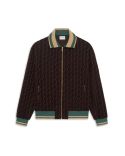 LA VESTE DE SURVÊTEMENT MONOGRAMME BRUN FONCÉ