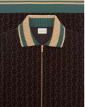 LA VESTE DE SURVÊTEMENT MONOGRAMME BRUN FONCÉ