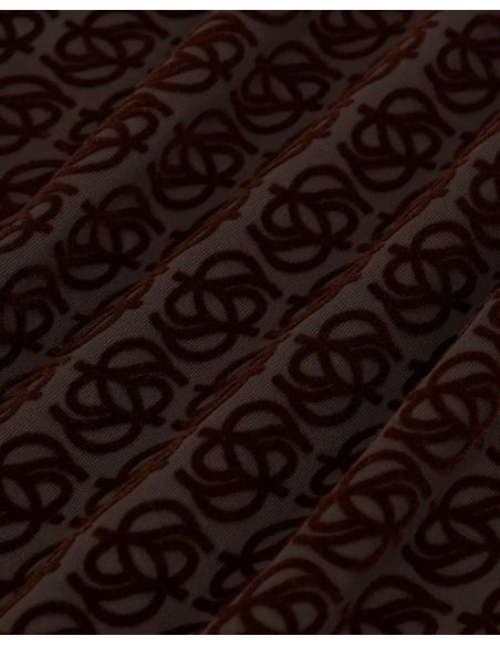 THE DARK BROWN MONOGRAMME TRACK JACKET
