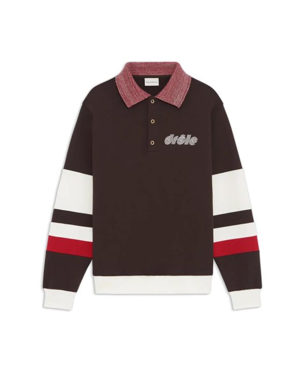 THE DARK BROWN SPORT POLO